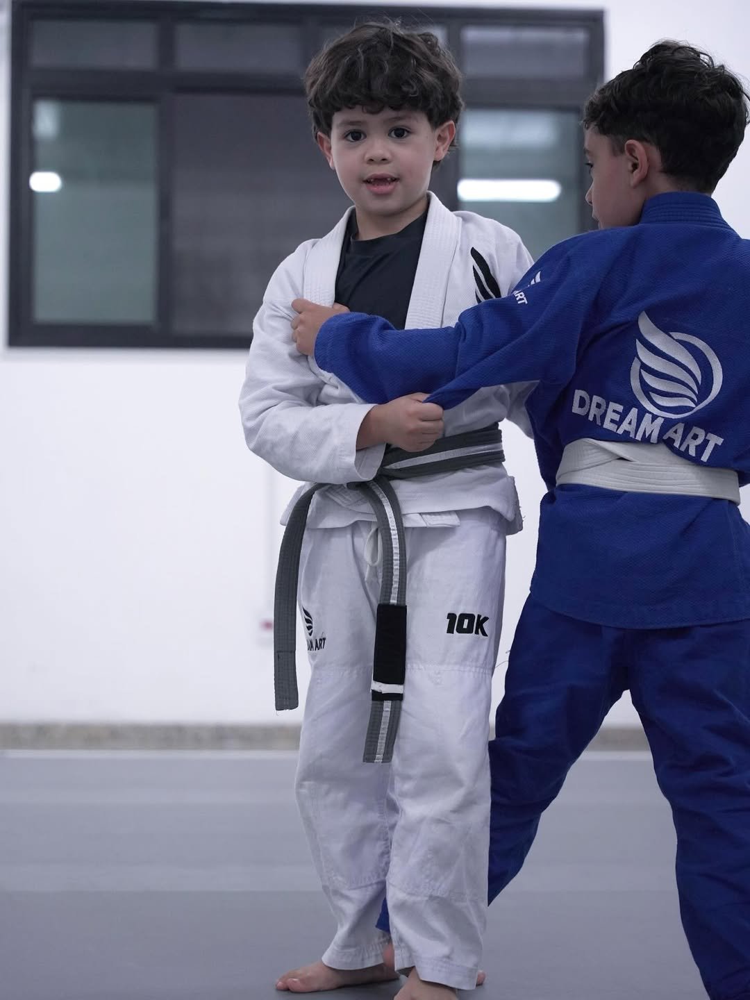 Aula de jiu-jitsu kids na Dream Art Interlagos