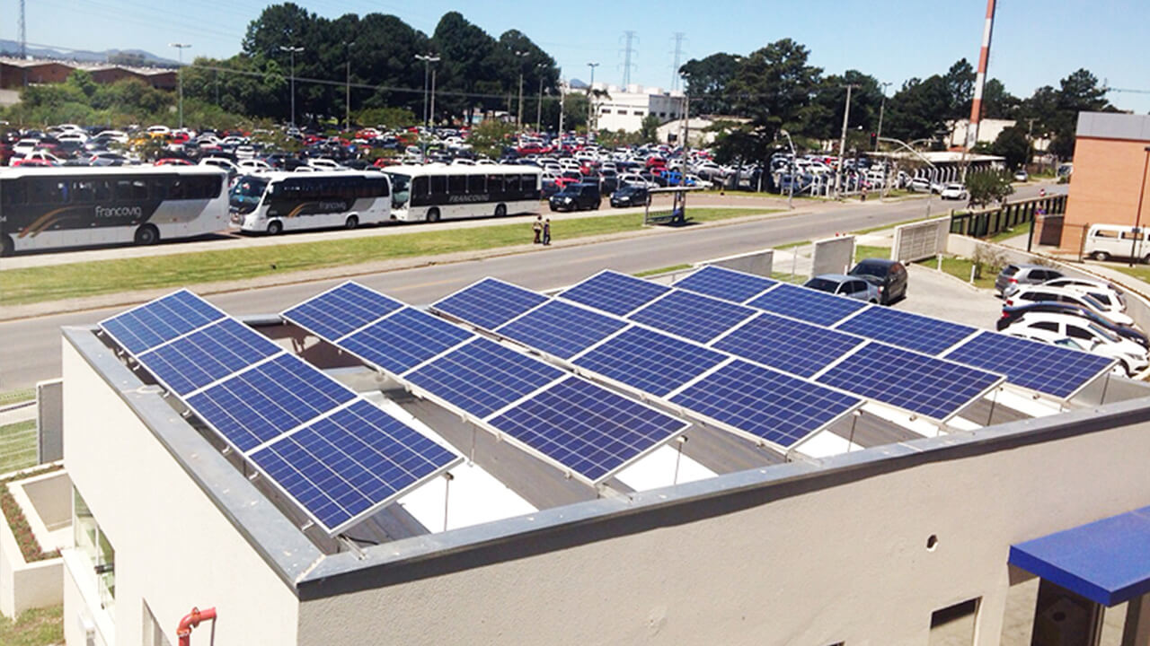 Sistema de energia solar comercial